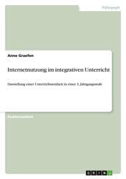 Cover von Internetnutzung im integrativen Unterricht