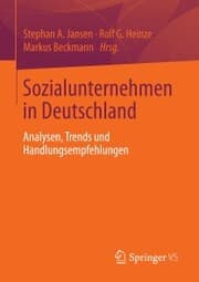 Cover von Sozialunternehmen in Deutschland