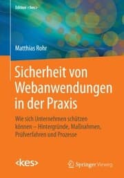 Cover von Sicherheit von Webanwendungen in der Praxis