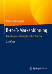 Cover von B-to-B-Markenführung