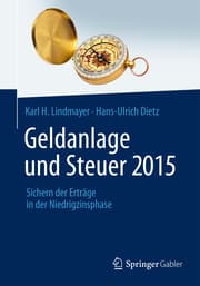Cover von Geldanlage und Steuer 2015