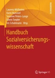 Cover von Handbuch Sozialversicherungswissenschaft