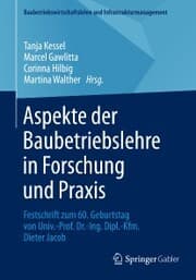 Cover von Aspekte der Baubetriebslehre in Forschung und Praxis