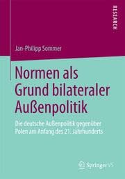 Cover von Normen als Grund bilateraler Außenpolitik