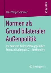 Cover von Normen als Grund bilateraler Außenpolitik