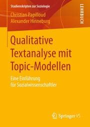 Cover von Qualitative Textanalyse mit Topic-Modellen