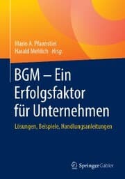 Cover von BGM - Ein Erfolgsfaktor für Unternehmen