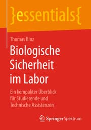 Cover von Biologische Sicherheit im Labor