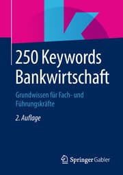Cover von 250 Keywords Bankwirtschaft