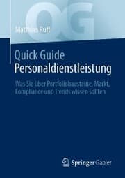 Cover von Quick Guide Personaldienstleistung