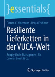 Cover von Resiliente Lieferketten in der VUCA-Welt