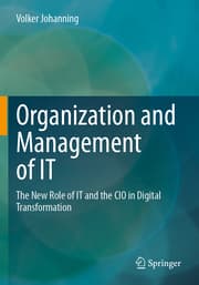 Cover von Organization and Management of IT