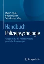 Cover von Handbuch Polizeipsychologie
