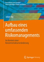 Cover von Aufbau eines umfassenden Risikomanagements