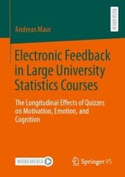 Cover von Electronic Feedback in Large University Statistics Courses