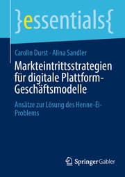 Cover von Markteintrittsstrategien für digitale Plattform-Geschäftsmodelle