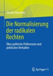 Cover von Die Normalisierung der radikalen Rechten