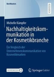 Cover von Nachhaltigkeitskommunikation in der Kosmetikbranche