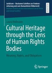 Cover von Cultural Heritage through the Lens of Human Rights Bodies