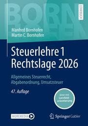 Cover von Steuerlehre 1 Rechtslage 2026
