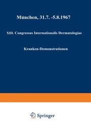 Cover von XIII.Congressus Internationalis Dermatologiae