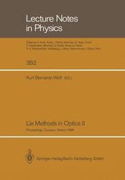 Cover von Lie Methods in Optics II