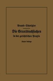Cover von Die Grundbuchsachen in der gerichtlichen Praxis