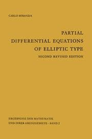 Cover von Partial Differential Equations of Elliptic Type