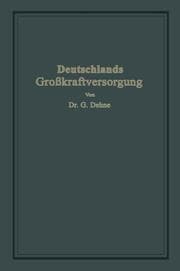 Cover von Deutschlands Großkraftversorgung