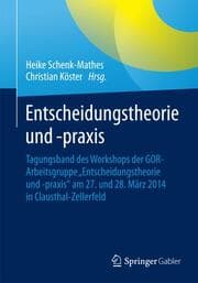Cover von Entscheidungstheorie und -praxis