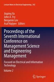 Cover von Proceedings of the Seventh International Conference on Management Science and Engineering Management
