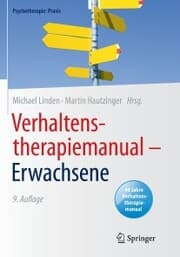 Cover von Verhaltenstherapiemanual - Erwachsene
