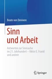 Cover von Sinn und Arbeit