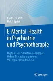 Cover von E-Mental-Health in Psychiatrie und Psychotherapie