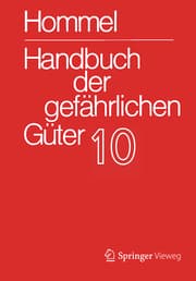 Cover von Handbuch der gefährlichen Güter 10: Merkblätter 3735-3934