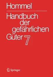 Cover von Handbuch der gefährlichen Güter. Band 7: Merkblätter 2503-2900