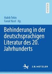 Cover von Behinderung in der deutschsprachigen Literatur des 20. Jahrhunderts