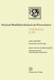 Cover von Kunststoffe in der Chirurgie.Augenoperationen in mikroskopischen Dimensionen