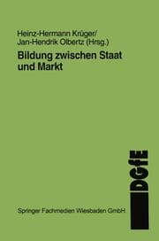 Cover von Bildung zwischen Staat und Markt