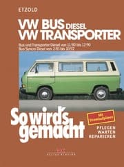 Cover von VW Bus und Transporter Diesel von 11/80 bis 12/90, Bus Syncro Diesel von 02/85 bis 10/92