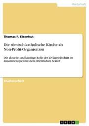 Cover von Die römisch-katholische Kirche als Non-Profit-Organisation