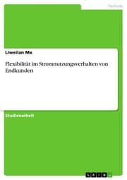 Cover von Flexibilität im Stromnutzungsverhalten von Endkunden