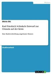 Cover von Karl Friedrich Schinkels Entwurf zur Orianda auf der Krim