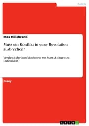 Cover von Muss ein Konflikt in einer Revolution ausbrechen?