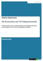 Cover von Die Konstruktion der NS-Volksgemeinschaft