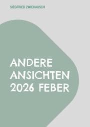 Cover von Andere Ansichten 2026 Feber