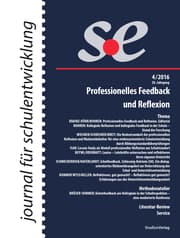 Cover von journal für schulentwicklung 4/2016