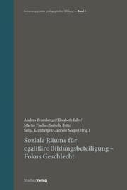 Cover von Soziale Räume für egalitäre Bildungsbeteiligung - Fokus Geschlecht