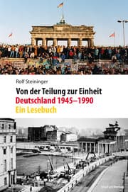 Cover von Von der Teilung zur Einheit. Deutschland 1945-1990