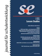 Cover von journal für schulentwicklung 2/2021